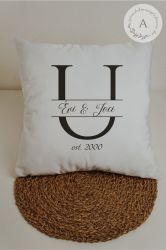   vforduls prnahuzat fekete monogrammal